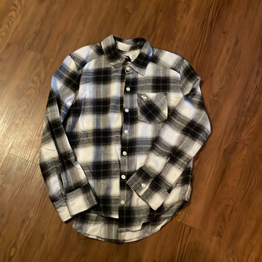 🩷 Abercrombie kids, girls size 7/8 button-up shirt